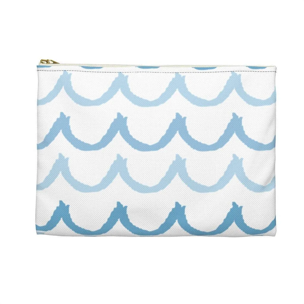 Waves Watercolor Travel Bag