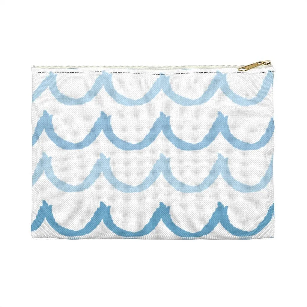 Waves Watercolor Travel Bag