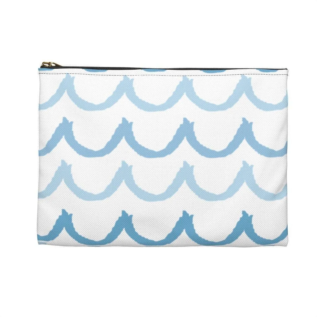 Waves Watercolor Travel Bag