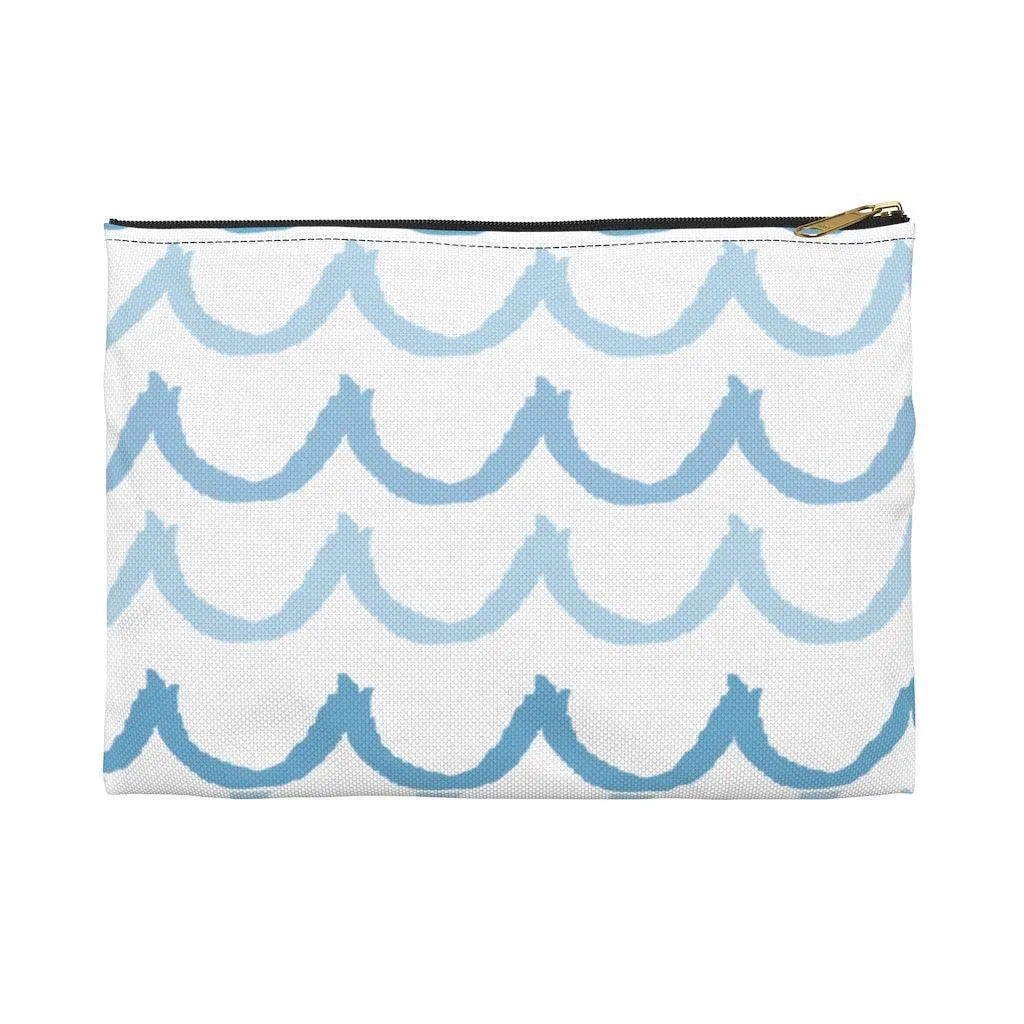 Waves Watercolor Travel Bag