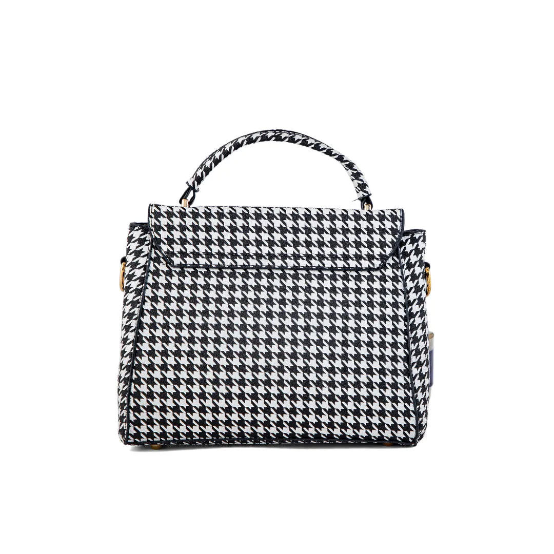 White Formal Hand Bag P36281