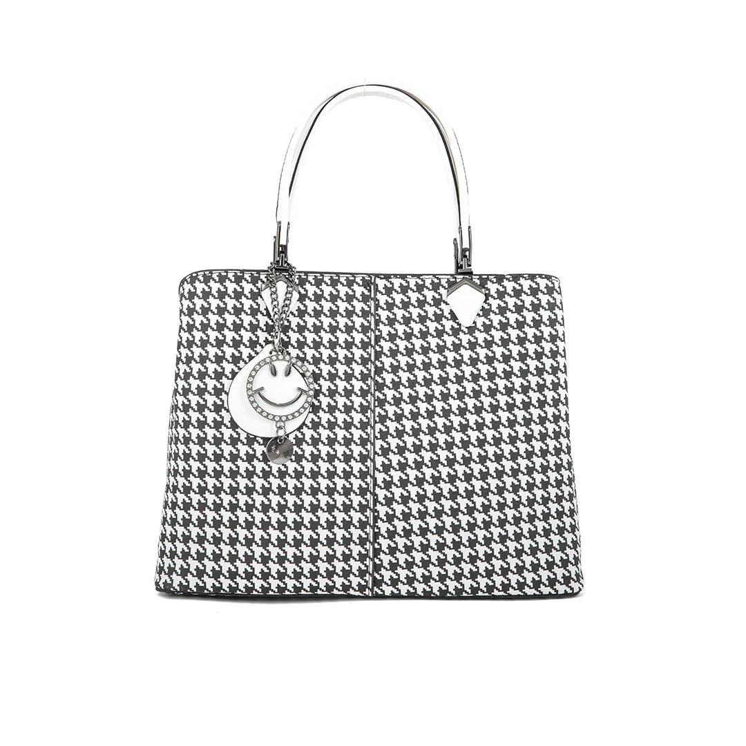 White Formal Hand Bag P36290