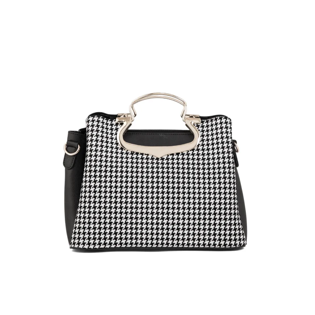White Formal Hand Bag P55649