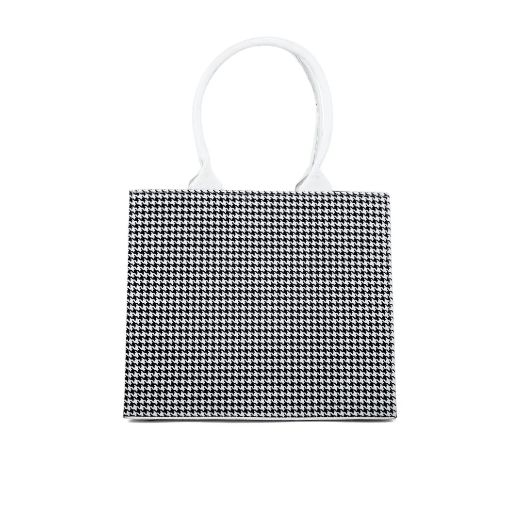 White Formal Hand Bag P55652