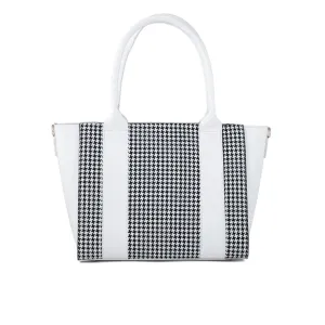 White Formal Hand Bag P55653