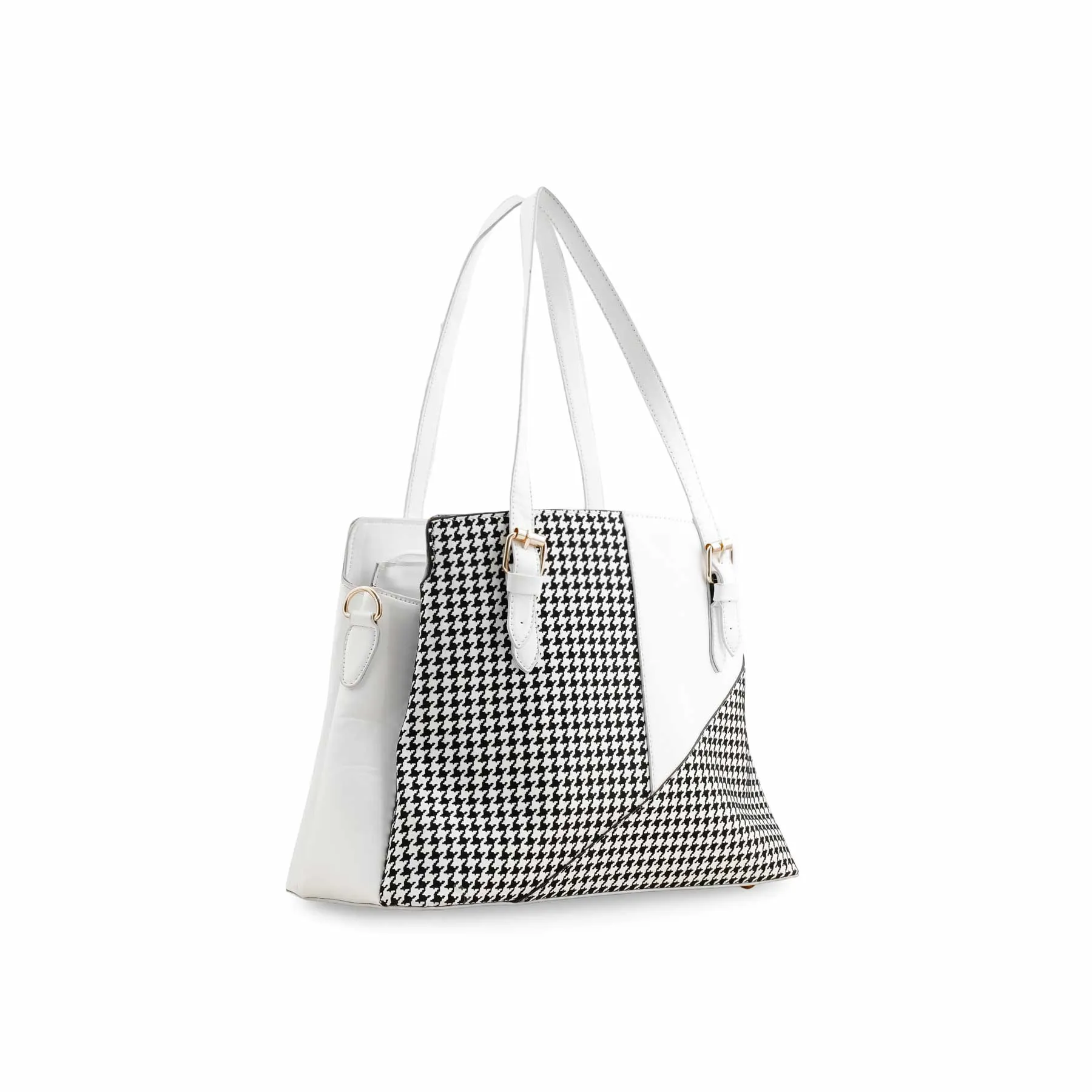 White Formal Hand Bag P55715