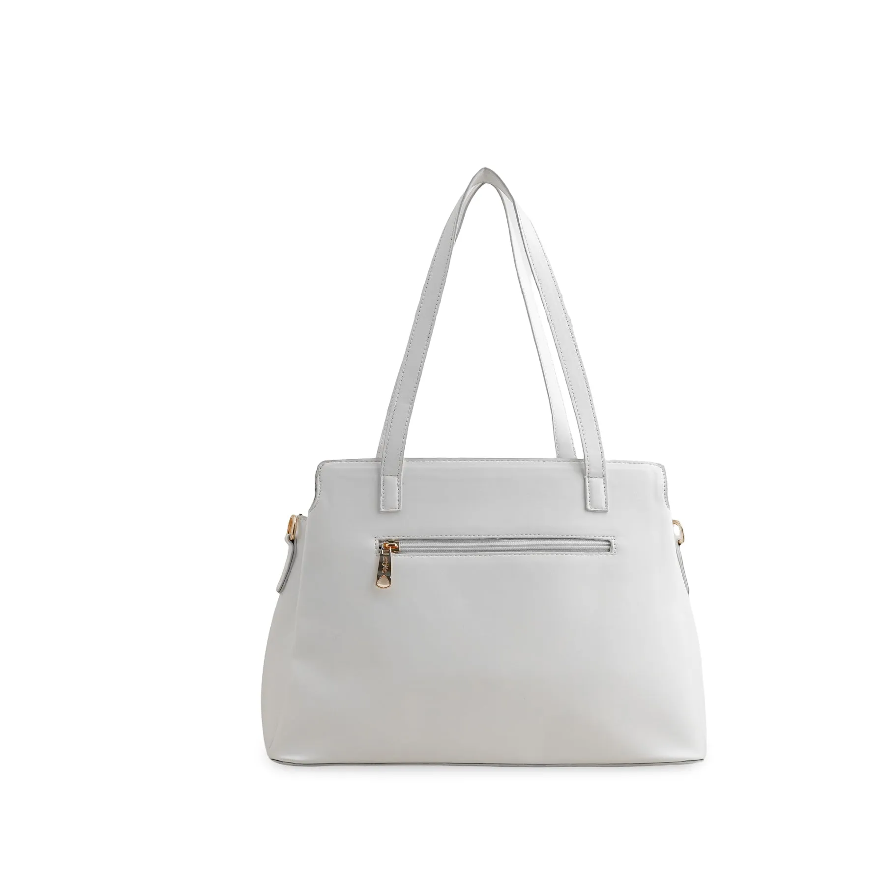 White Formal Hand Bag P55715