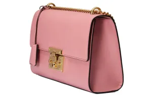 (WMNS) GUCCI Padlock Metallic Leather Chain Shoulder Messenger Bag Pink Candy 409486-AP00G-5808