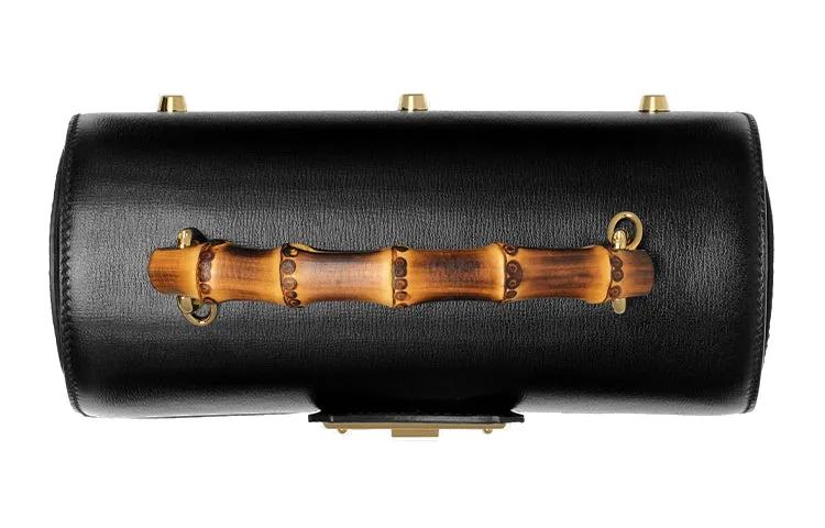 (WMNS) GUCCI Padlock Series Bamboo Single Shoulder Bag Small Black 603221-1DBRG-1000