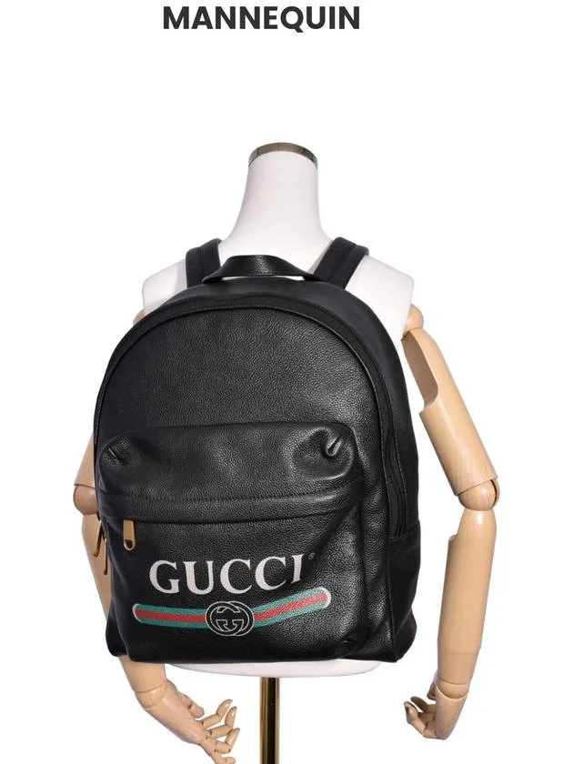 Women s Printed Leather Backpack 547834