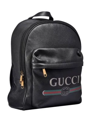 Women s Printed Leather Backpack 547834