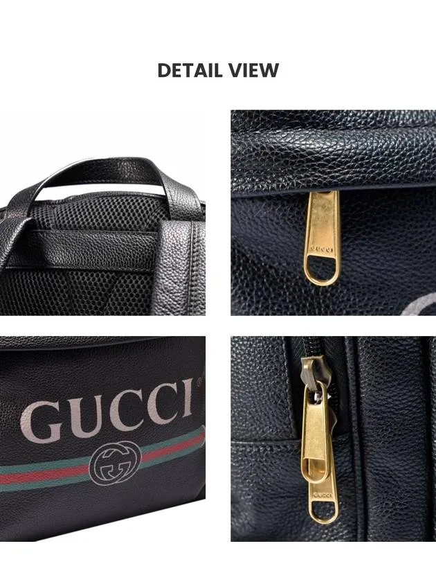 Women s Printed Leather Backpack 547834