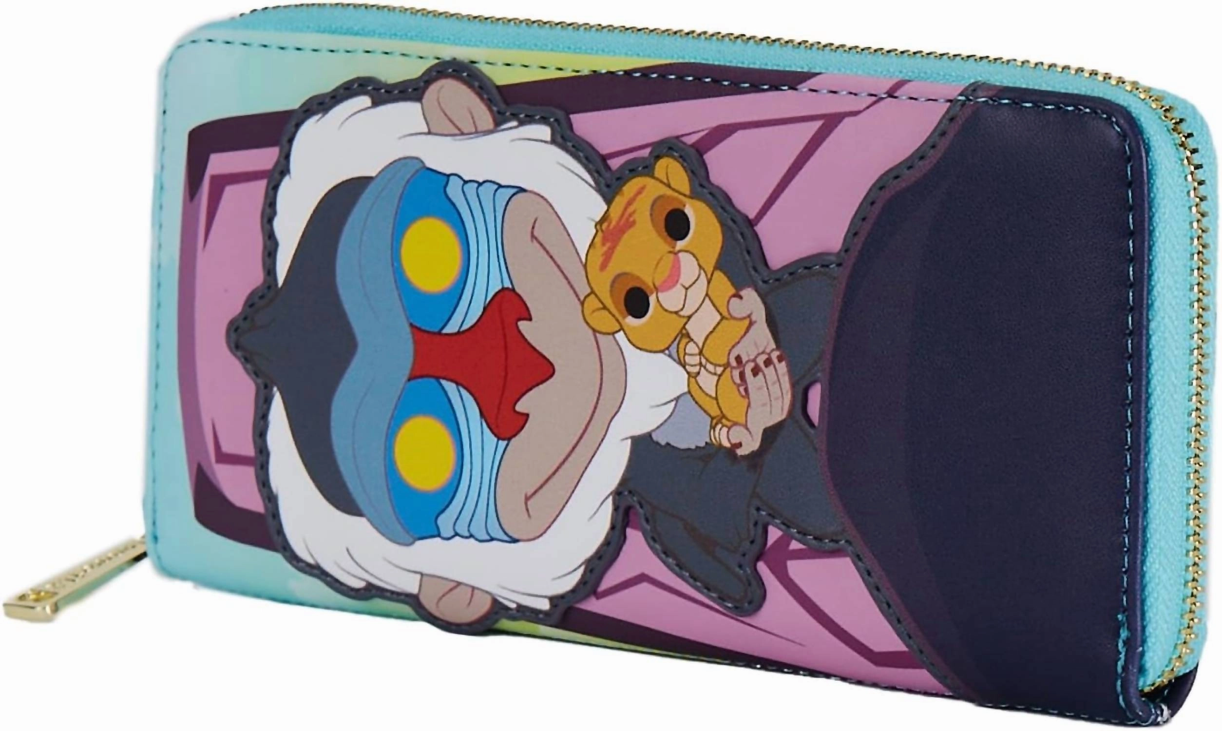 Women's Lion King Pride Rock Ziparound Wallet In Multi
