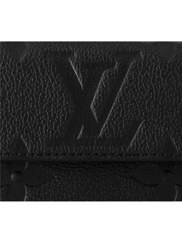 Women's Ivy Monogram Empreinte Chain Shoulder Bag Black