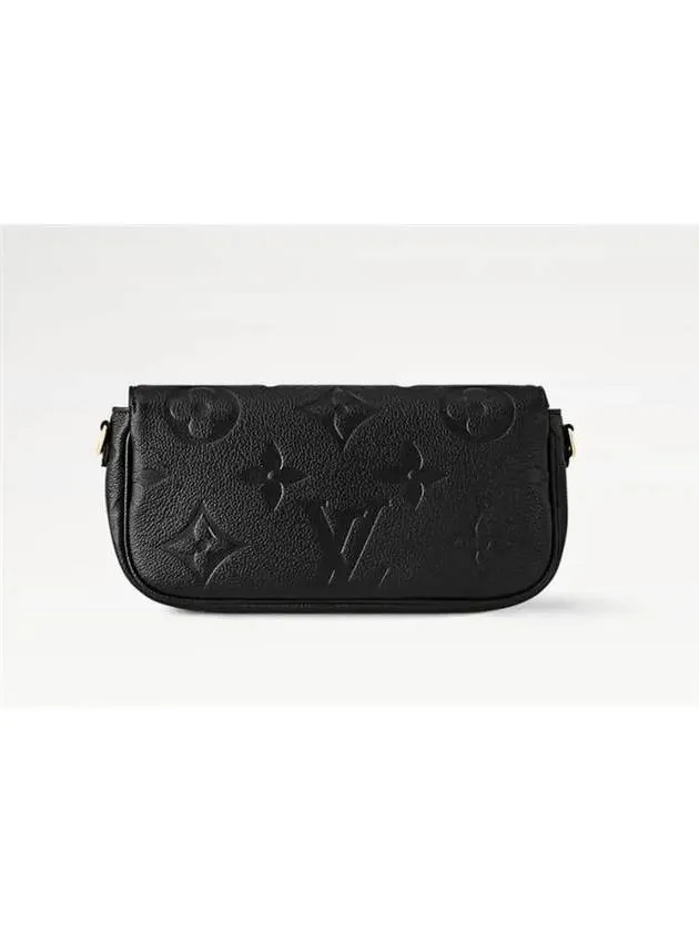 Women's Ivy Monogram Empreinte Chain Shoulder Bag Black