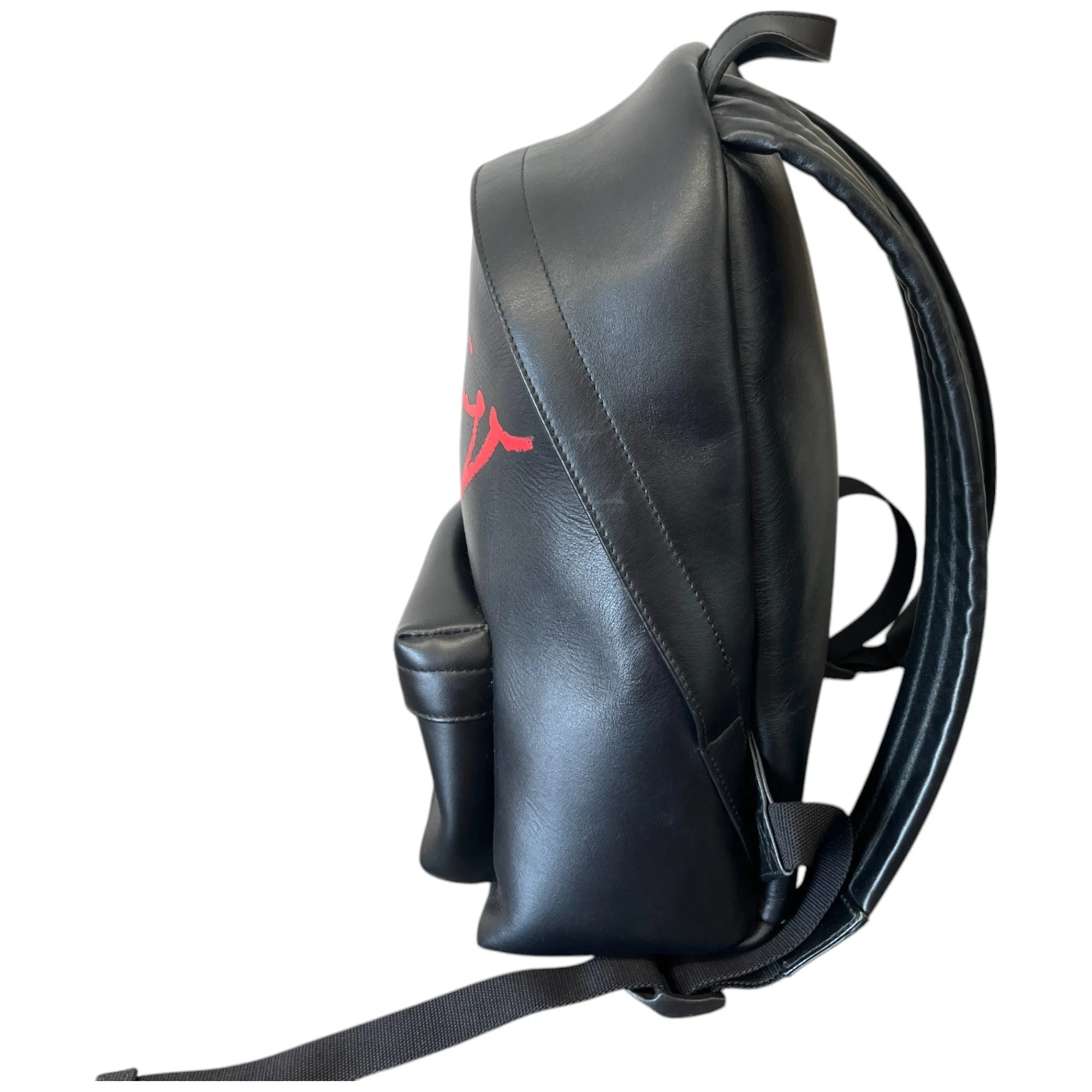 Women's Logo Print Backpack Black
