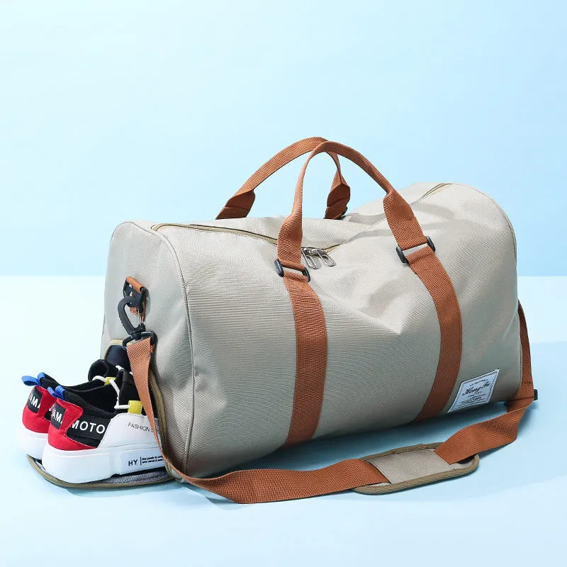 Women's Oxford Gym Bag with Shoe Compartment and Custom Logo