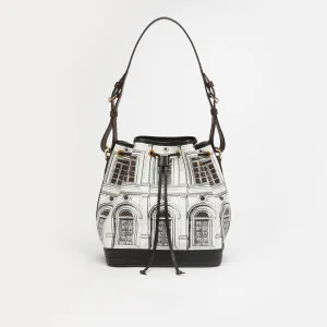 x Fornasetti Monogram Architettura Noe Shoulder Bag