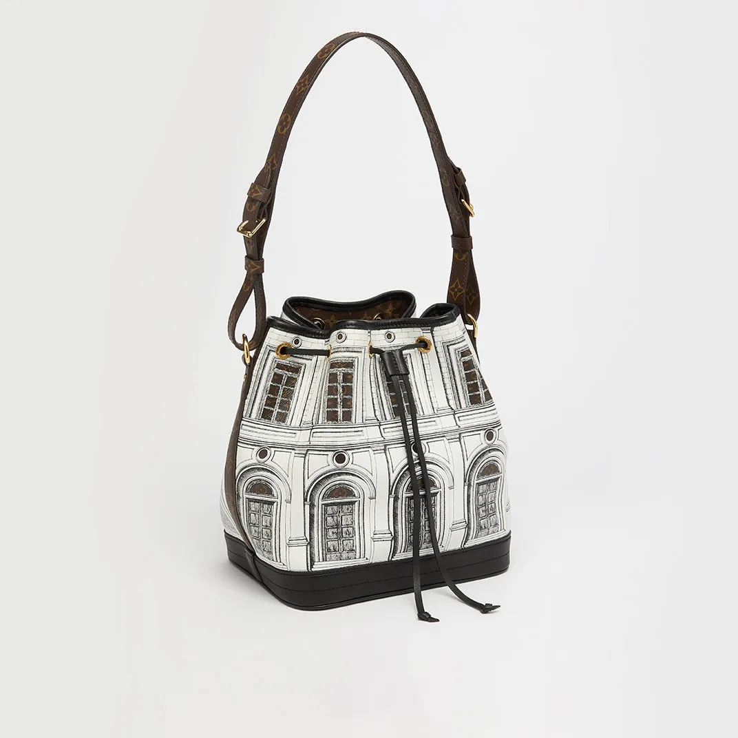 x Fornasetti Monogram Architettura Noe Shoulder Bag