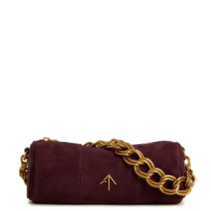 XX Mini Cylinder Suede, Merlot