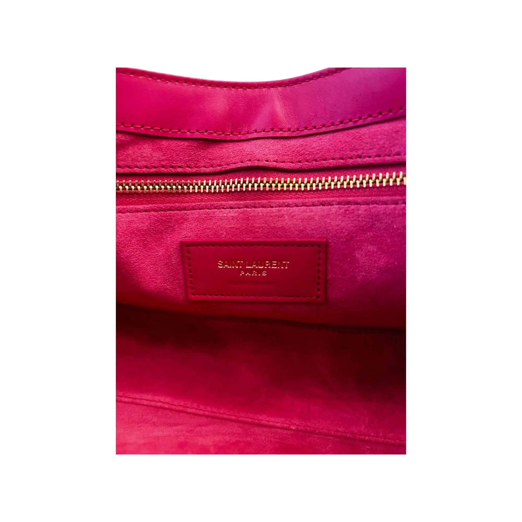 YVES SAINT LAURENT PINK LE 5  7 SHOULDER BAG