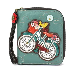 Zip Around Wallet - Bicycle