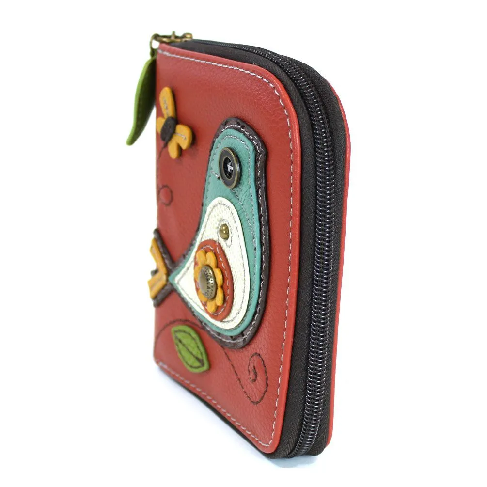 Zip Around Wallet - Bird II