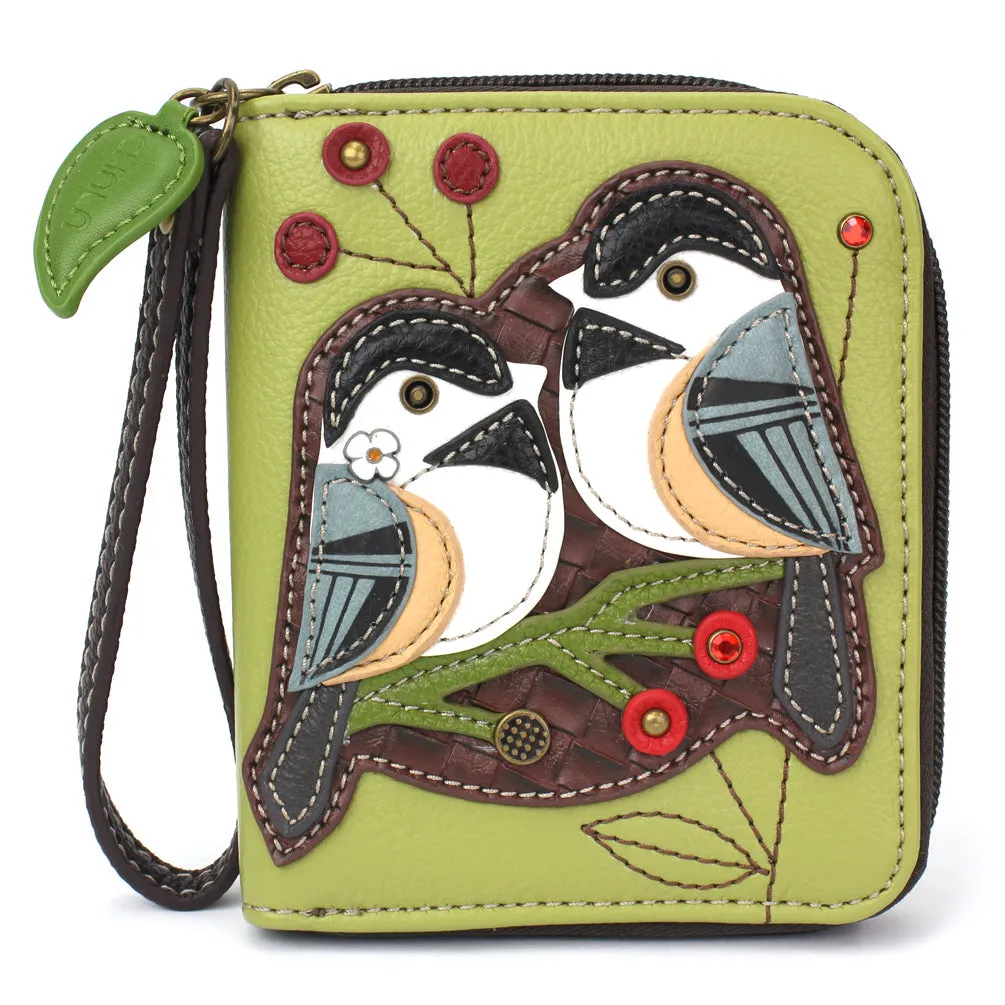 Zip Around Wallet - Chickadee