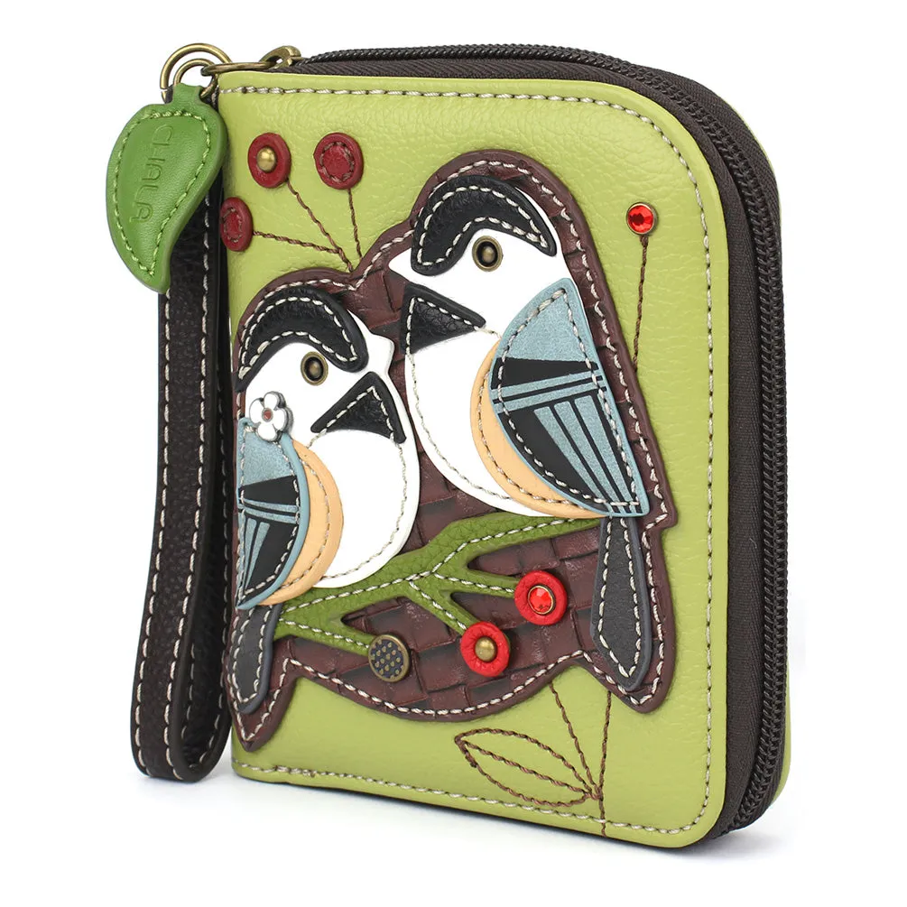 Zip Around Wallet - Chickadee