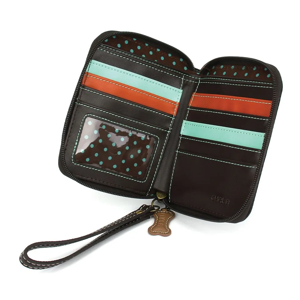Zip Around Wallet - Cocker Black