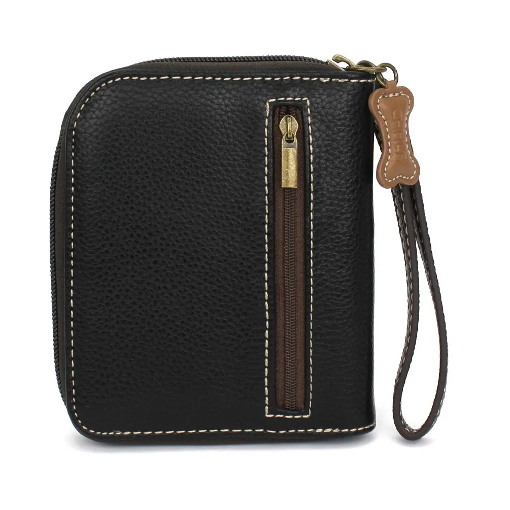 Zip Around Wallet - Cocker Black
