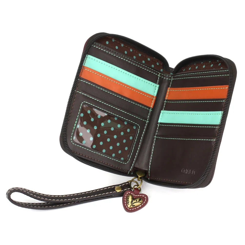 Zip Around Wallet - Cross