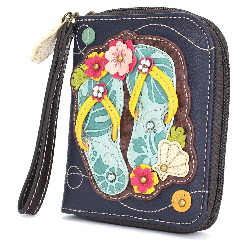 Zip Around Wallet - Flip Flop