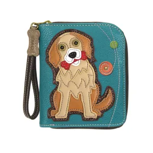 Zip Around Wallet - Golden Retriever