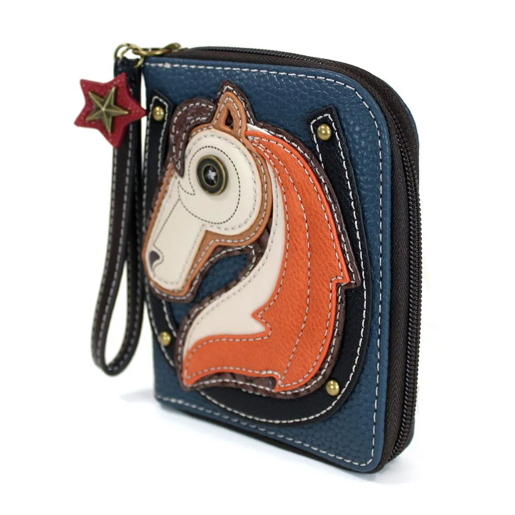 Zip Around Wallet - Horse