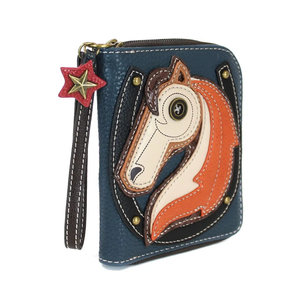 Zip Around Wallet - Horse