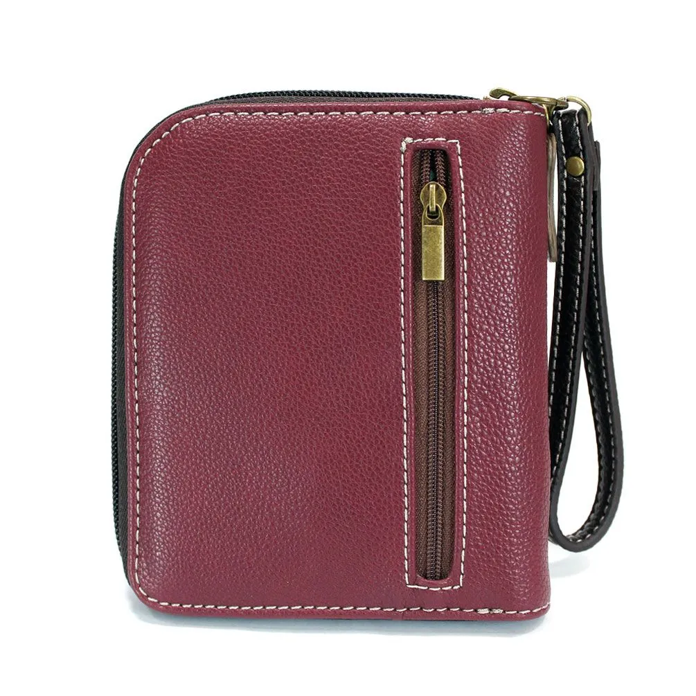 Zip Around Wallet - Ivory Pawprint