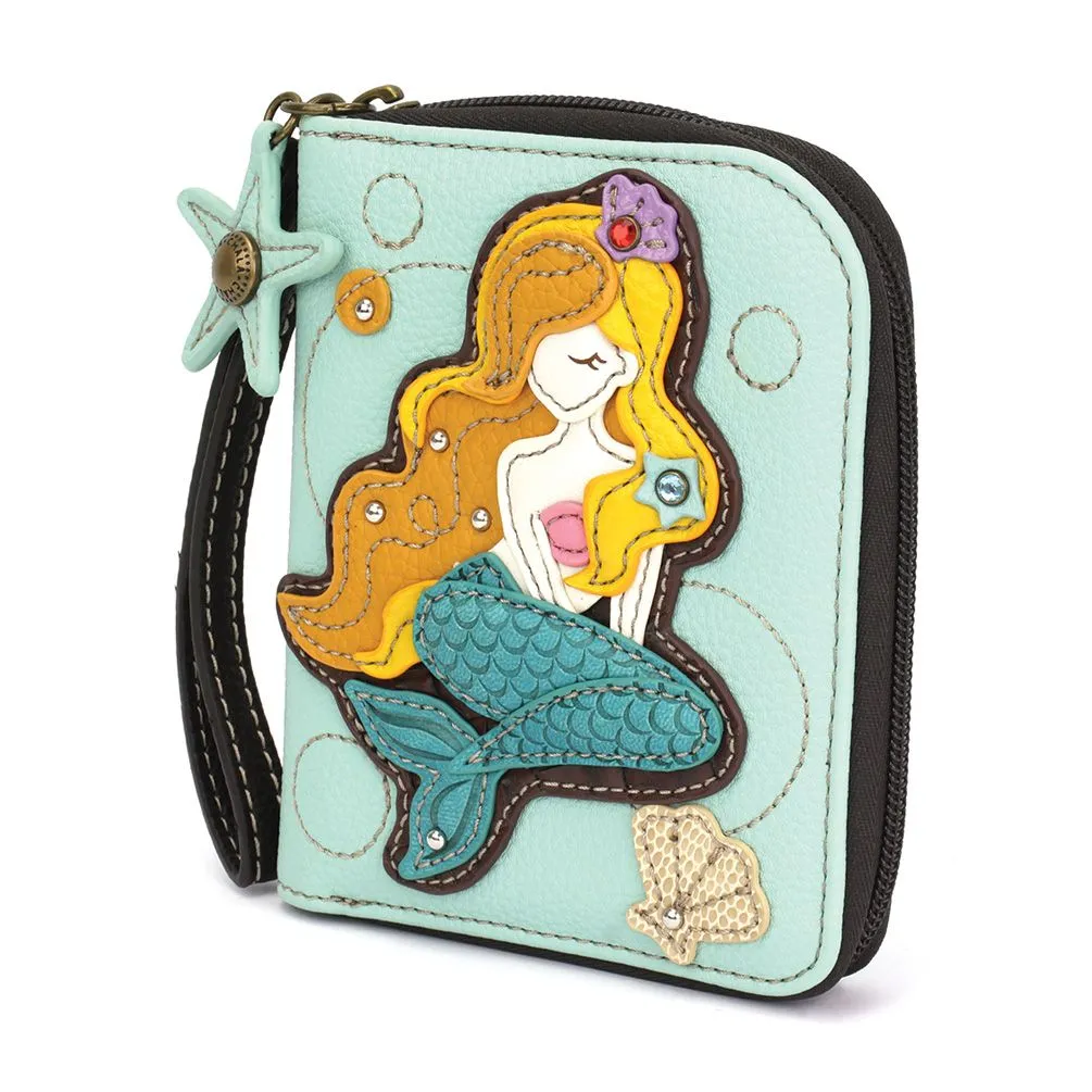 Zip Around Wallet - Mermaid A
