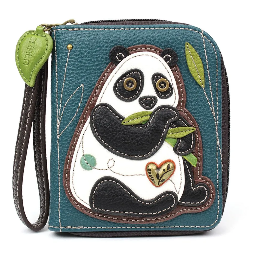 Zip Around Wallet - New Panda