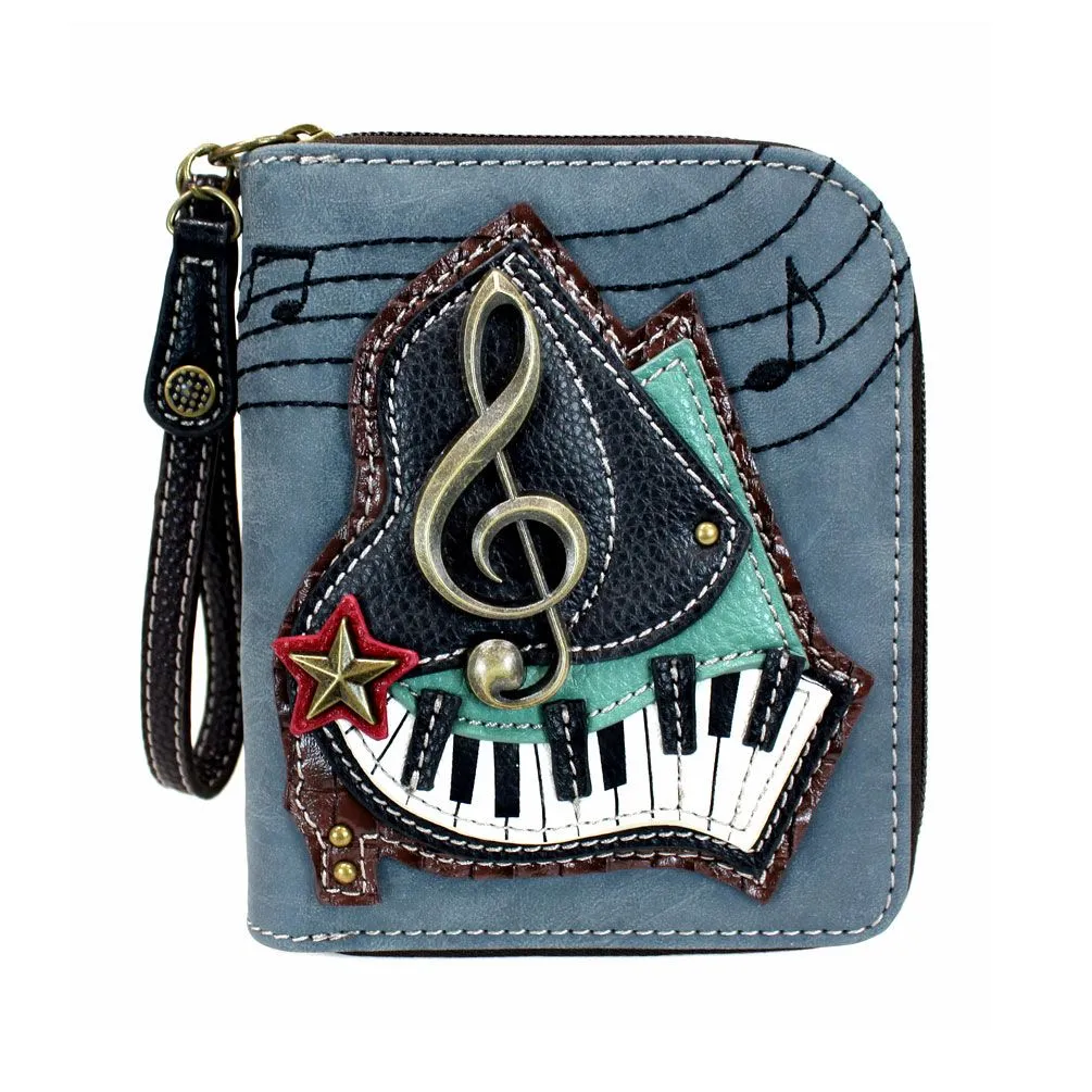 Zip Around Wallet - Piano