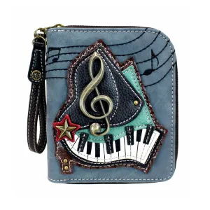Zip Around Wallet - Piano