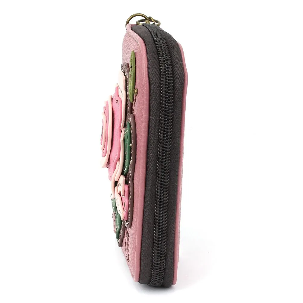 Zip Around Wallet - Rose
