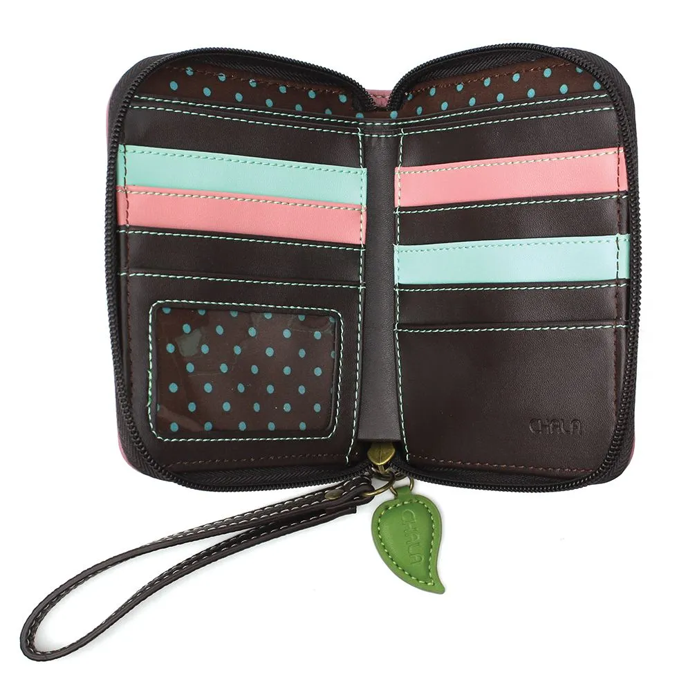 Zip Around Wallet - Rose