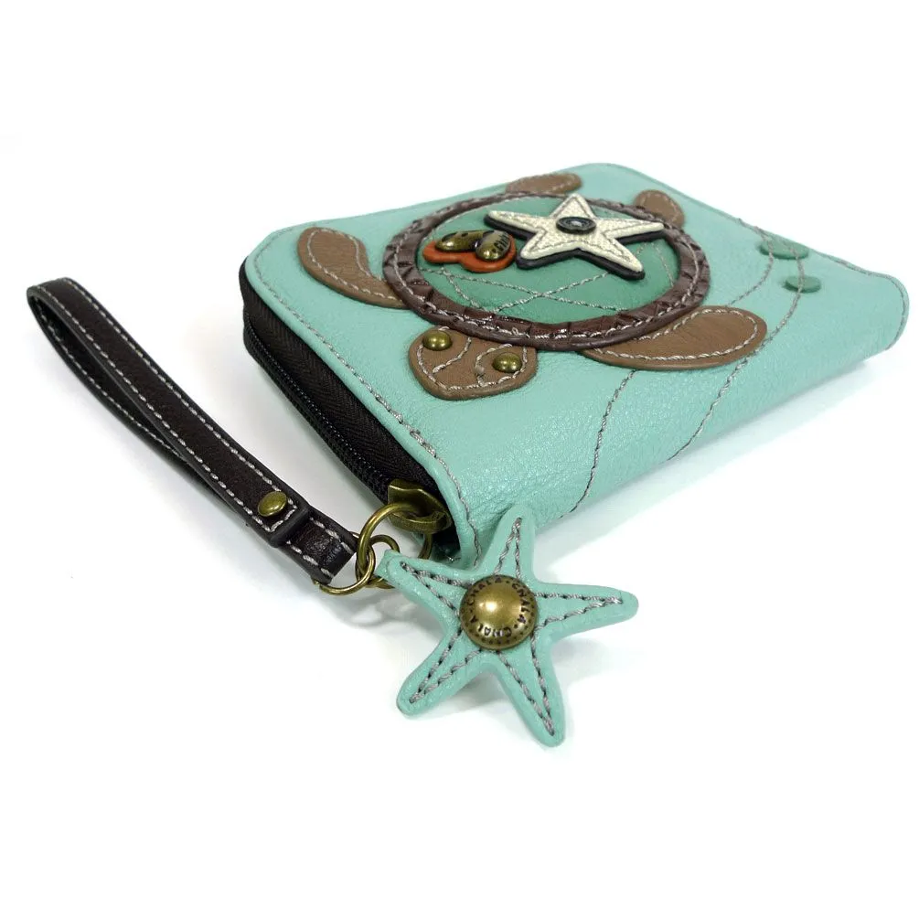 Zip Around Wallet - Sea Turtle