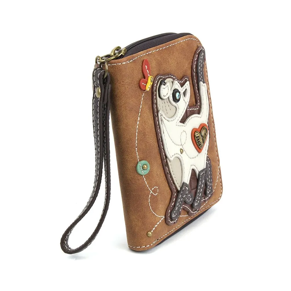 Zip Around Wallet - Slim Cat