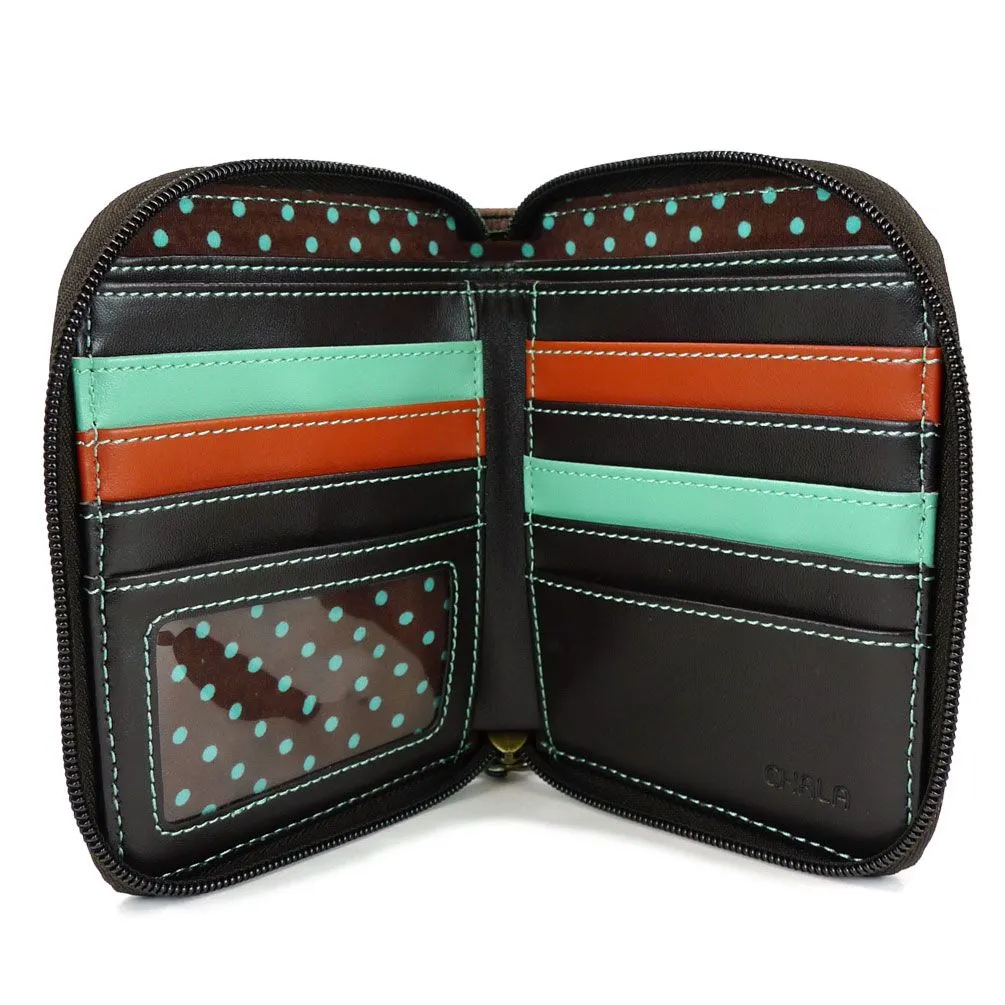 Zip Around Wallet - Slim Cat