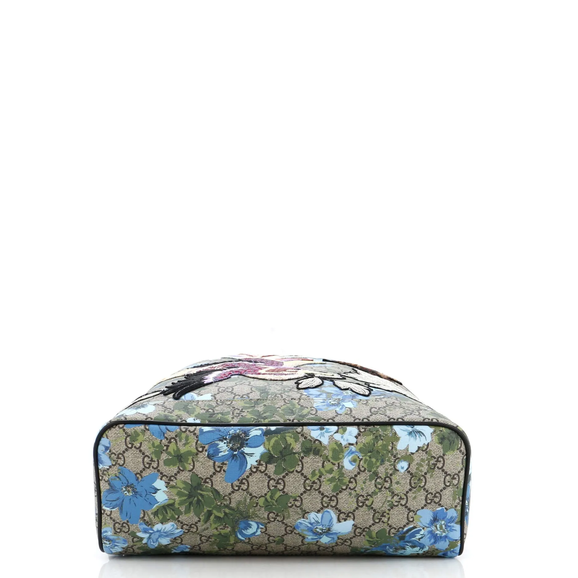 Zip Backpack Embroidered Printed GG Coated Canvas Medium