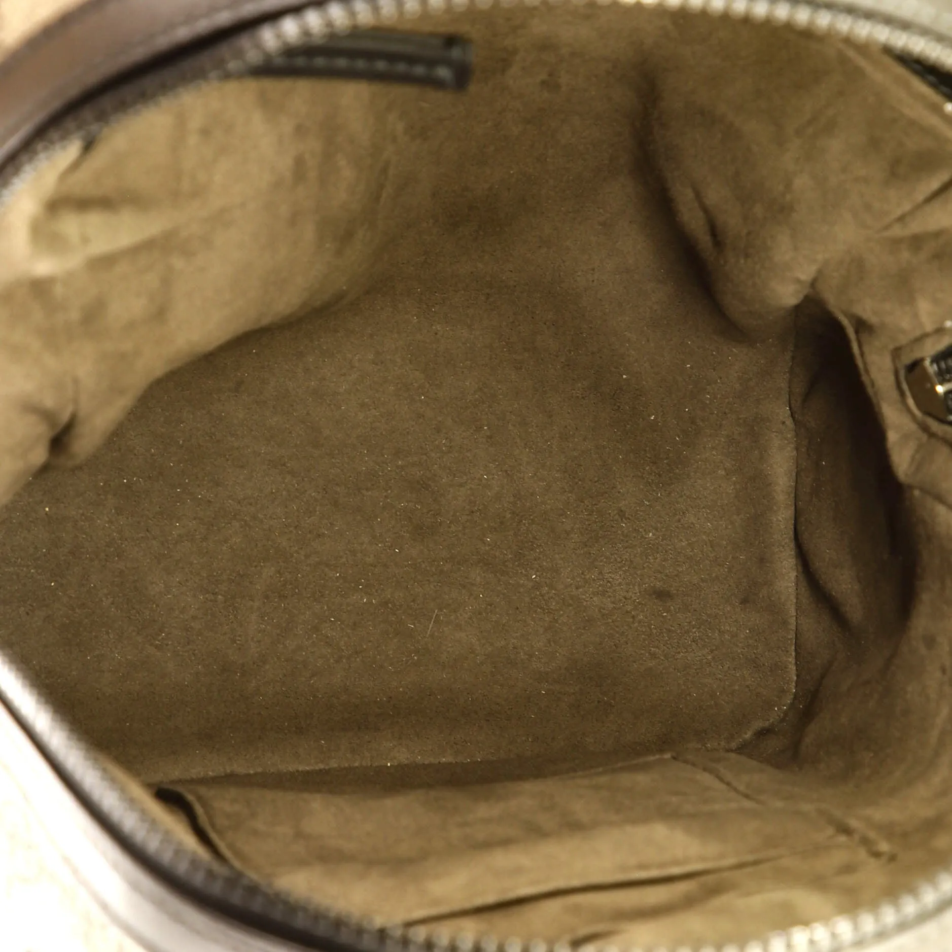 Zip Pocket Backpack GG Coated Canvas Small
