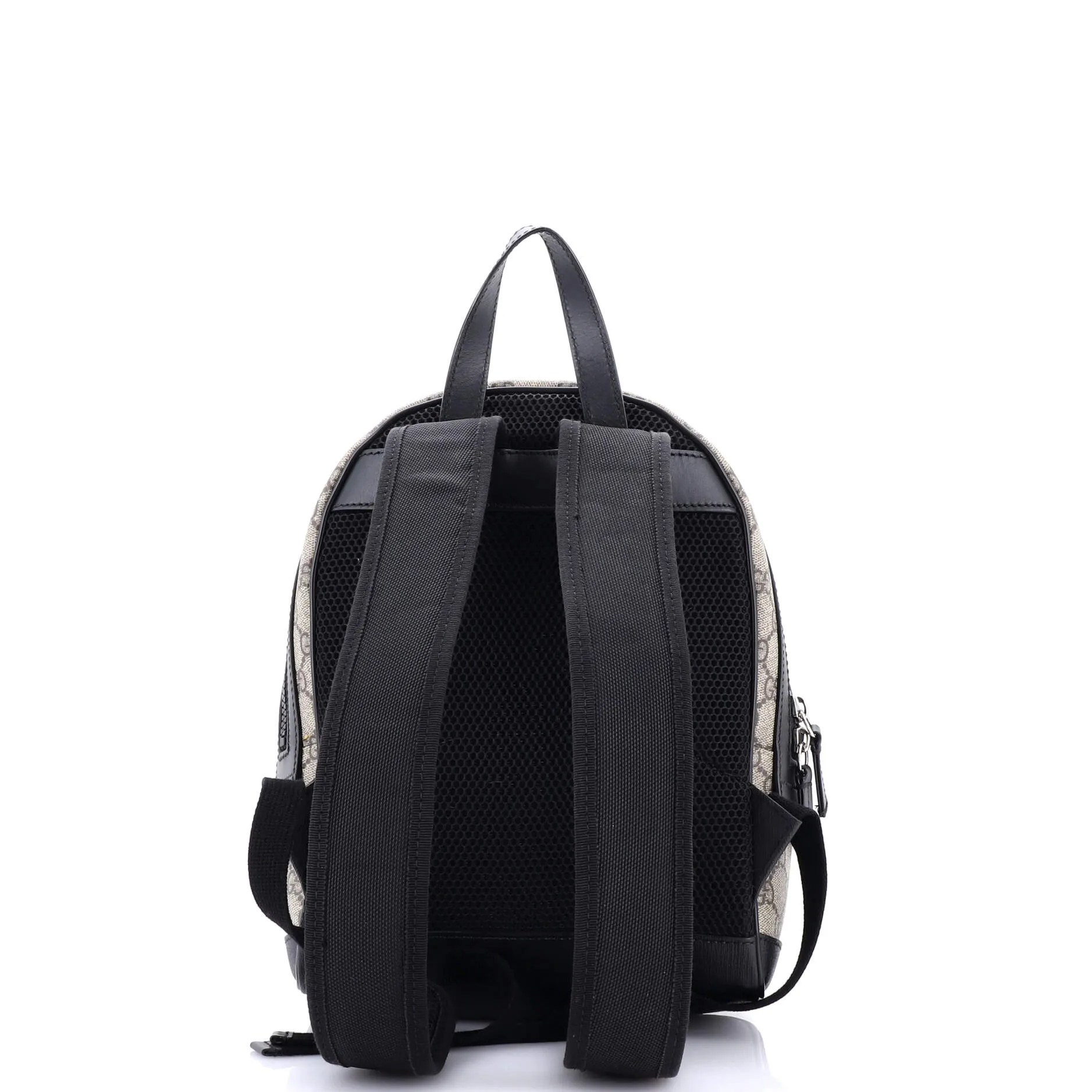 Zip Pocket Backpack GG Coated Canvas Small