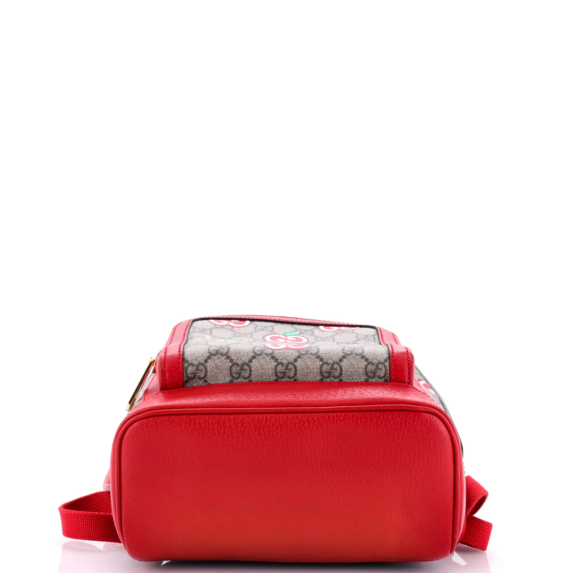 Zip Pocket Backpack Printed GG Coated Canvas Small